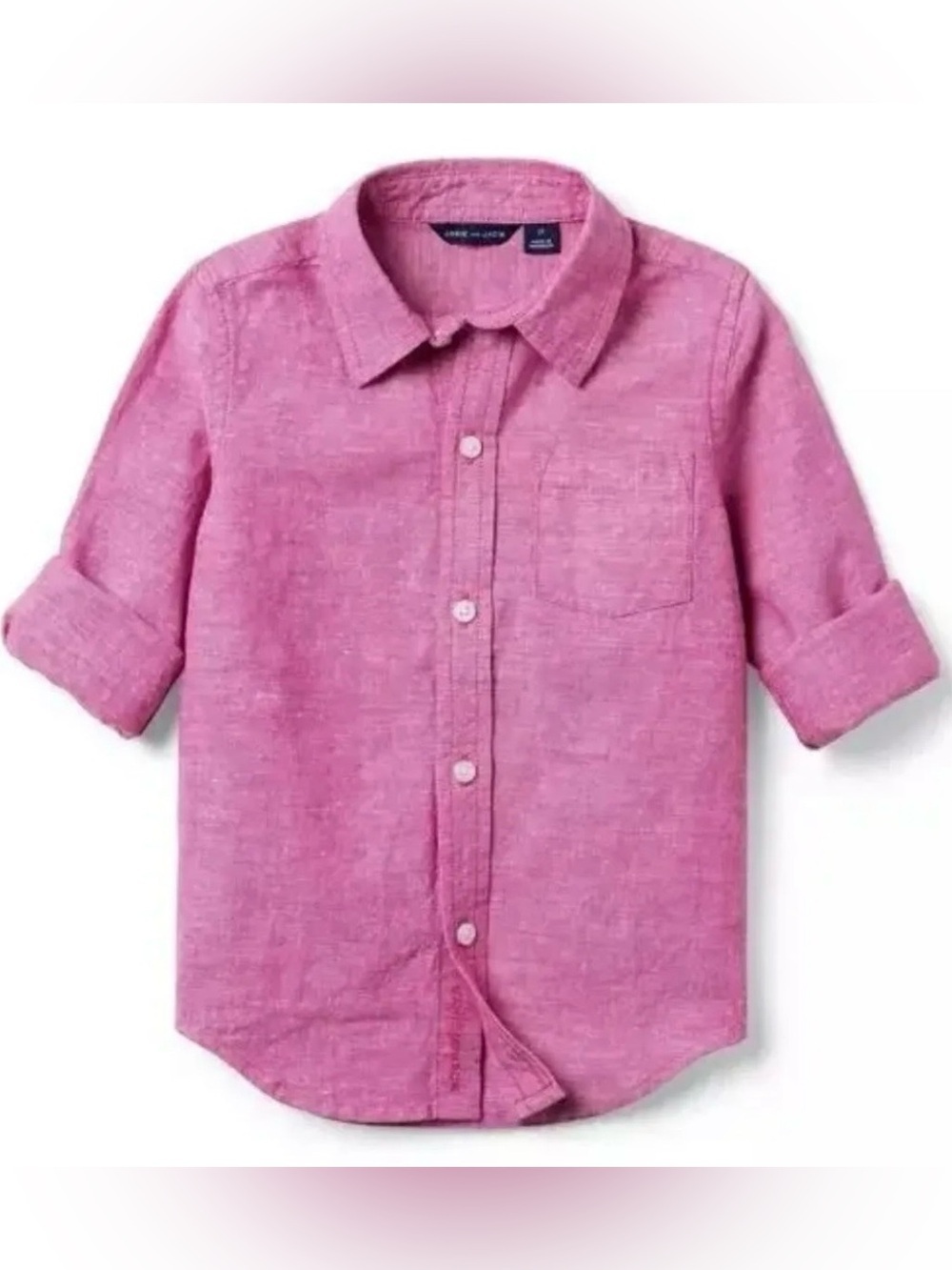 NWT Janie & Jack The Linen-Cotton Shirt
